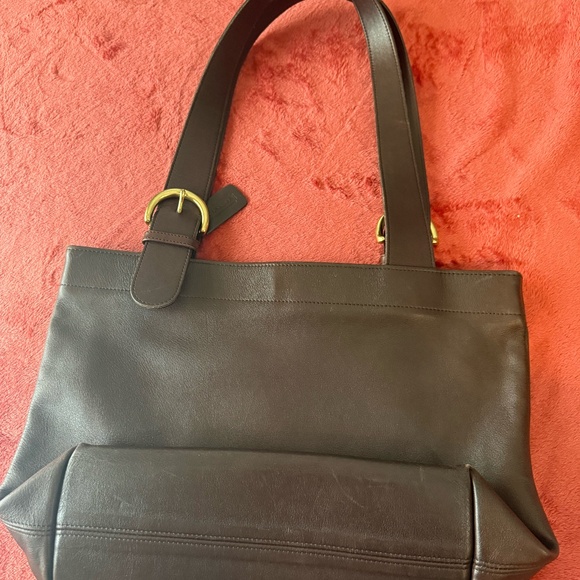 Vintage COACH Mahogany Brown Leather Soho Lafayette Tote/Shoulder Bag #4140 - Picture 2 of 10